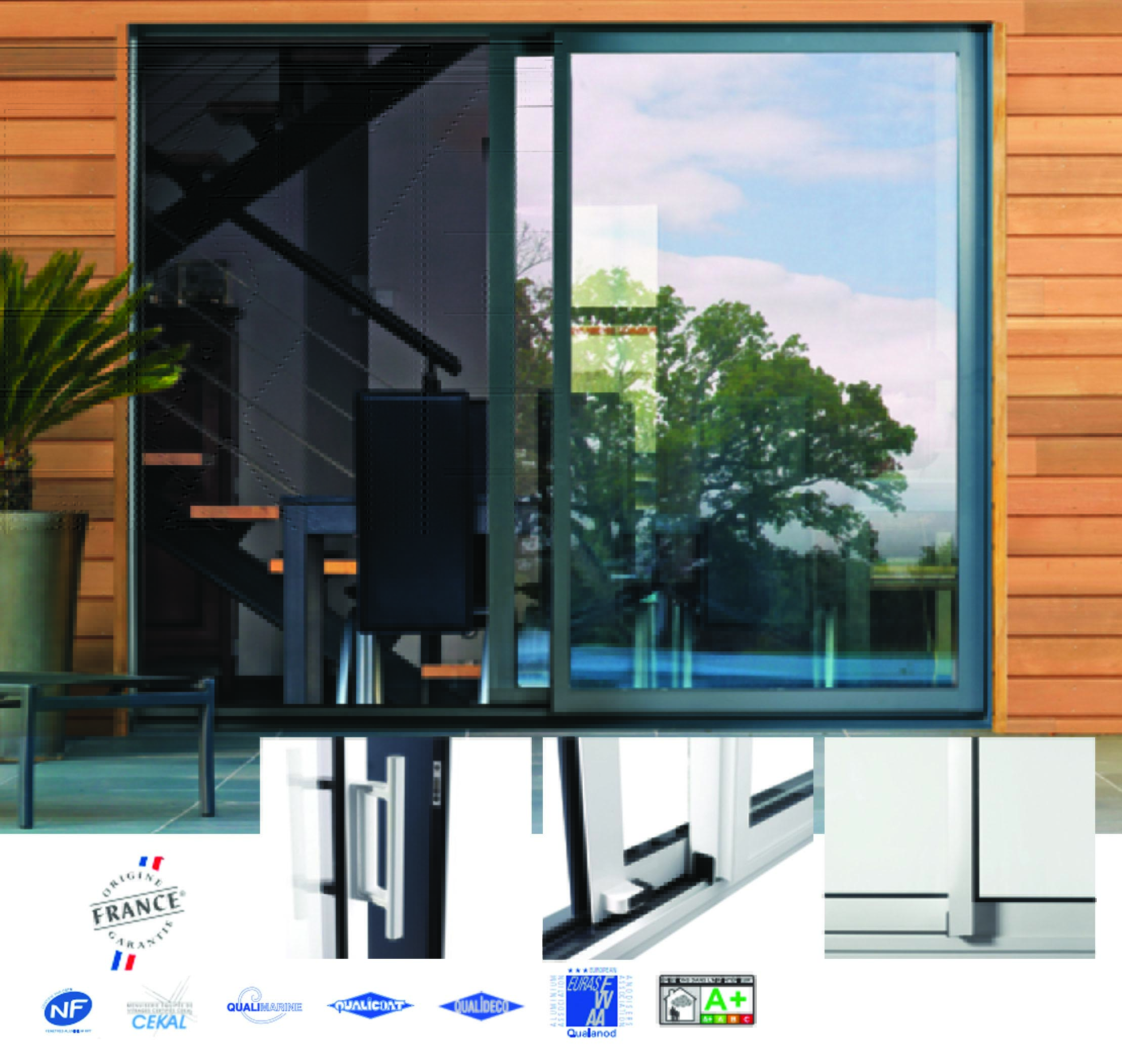 Coulissant a galandage k-line - Univers Energies